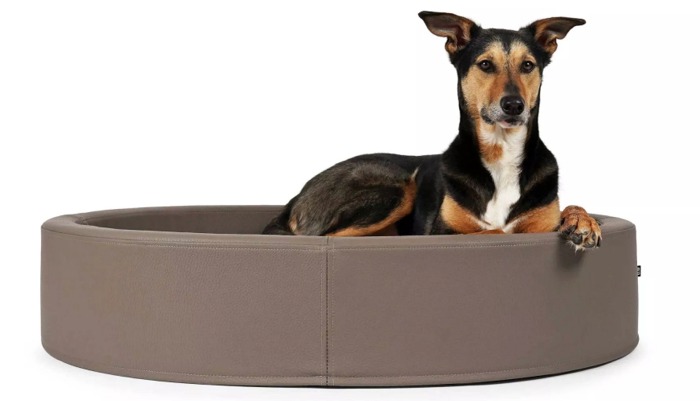 London Kunstleder Premium Hundebett