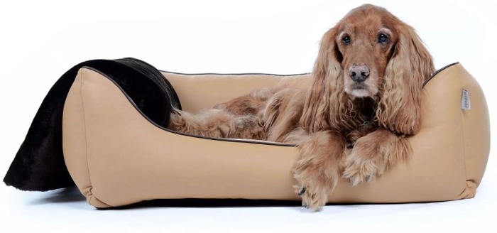 World Kunstleder Hundebett