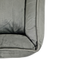 Preview: Hundebett - Hundesofa - 61x48 cm - Velour grau