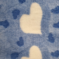 Preview: Vet Bed - Hundedecke - hypoallergen - heart blue - div. Größen