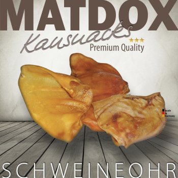 Premium Schweineohren - 5 Stück - Hundesnacks
