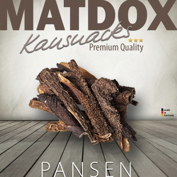 300 Gramm Premium Rinder Pansen Abschnitte 10-12cm - Hundesnacks