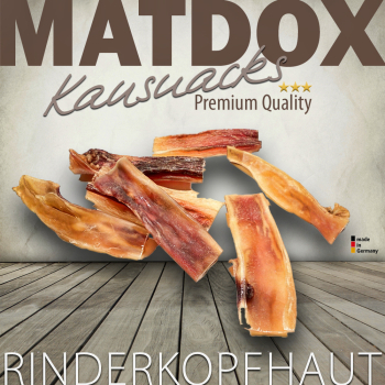 500 Gramm Premium Rinderkopfhaut - Hundesnacks