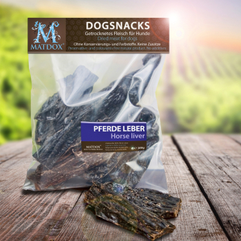 300 Gramm BIG-PACK Pferde Leber - Hundesnacks
