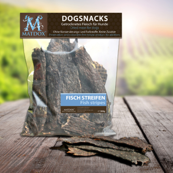 300 Gramm BIG-PACK BIG-PACK Fisch Streifen - Hundesnacks