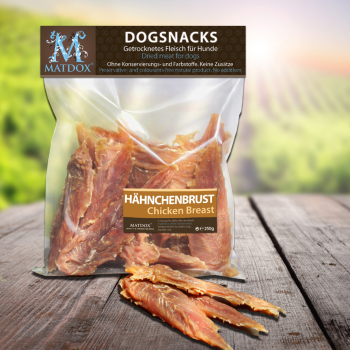 250 Gramm BIG-PACK Hähnchenbrust - Hundesnacks