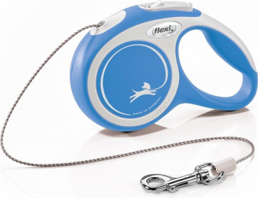 Comfort Hundeleine - 3 Meter - bis 8 kg - blau