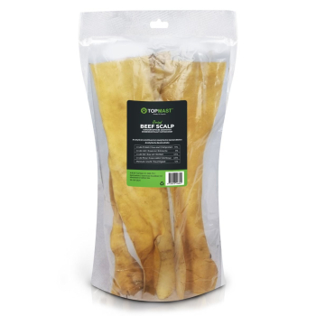 1 kg Rinderkopfhaut getrocknet - Hundesnack