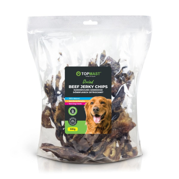 Beef Jerky Chips - 500 Gramm - Hundesnack