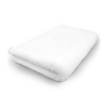 Vet Bed - Hundedecke - hypoallergen - antirutsch - Uni - weiß - div. Größen