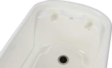 Hundebadewanne - Kunststoff - weiß - 94x50x28 cm