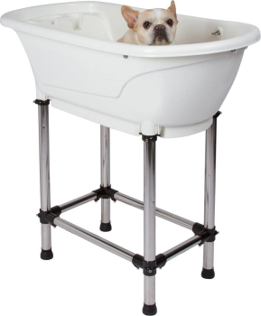 Hundebadewanne - Kunststoff - weiß - 94x50x28 cm