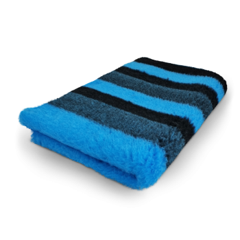 Vet Bed - Hundedecke - 3farbig - hypoallergen - antirutsch - gestreift blau - div. Größen