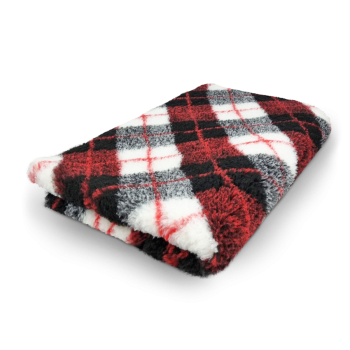 Vet Bed - Hundedecke - 3farbig - hypoallergen - antirutsch - Diamond - schwarz-grau-fuchsia - div. Größen