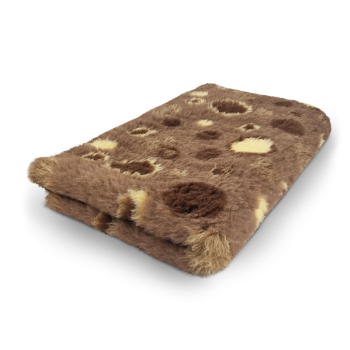 Vet Bed - Hundedecke - 3farbig - hypoallergen - antirutsch - Cirkels braun-creme - div. Größen