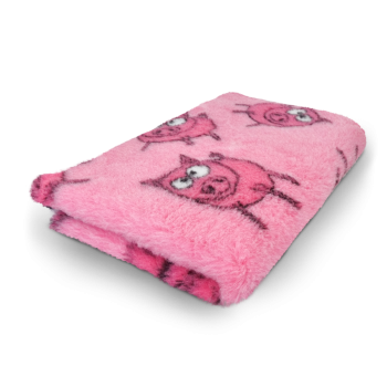 Vet Bed - Hundedecke - 3farbig - hypoallergen - antirutsch - animals rosa - div. Größen