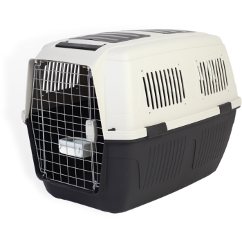 DeLuxe Hunde Transportbox - Hunde Reisebox - 82x57x60 cm