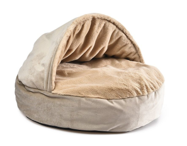 Hundehöhle - Bezug Fleece beige - 65x65 cm