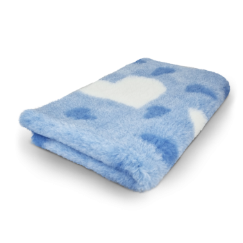 Vet Bed - Hundedecke - hypoallergen - antirutsch - heart blue - div. Größen