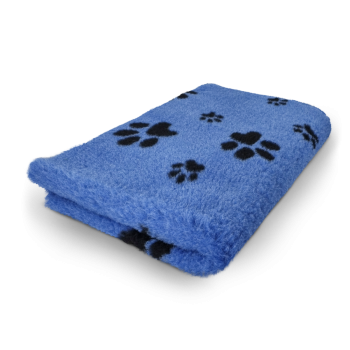 Vet Bed - Hundedecke - hypoallergen - antirutsch -blau-schwarz - div. Größen