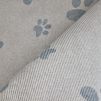 Vet Bed - Hundedecke - hypoallergen - antirutsch - Pfotendruck hellbraun - div. Größen