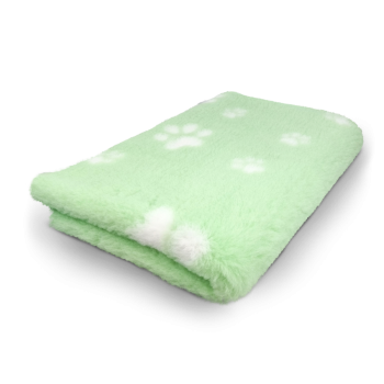 Vet Bed - Hundedecke - hypoallergen - hellgrün-weiß - div. Größen
