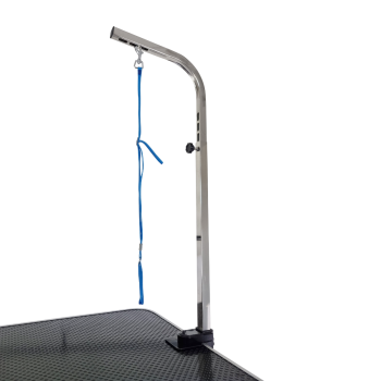 Trimmtisch für Hunde - Trolleyfunktion - 1 Pflegearm - Anti-Rutsch - 110x60x84 cm