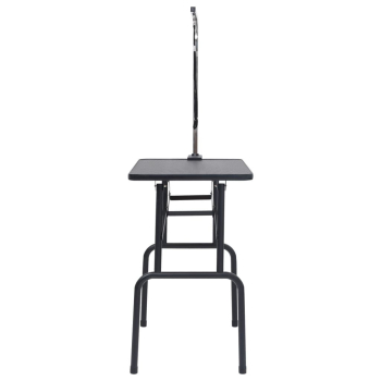 Trimmtisch für Hunde - schwarz - 1 Pflegearm - Anti-Rutsch - 81x46x76 cm