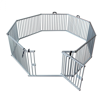 Welpenlaufstall - Aluminium - weiß beschichtet - div. Größen
