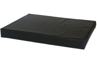 Hundematratze - Lederoptik - schwarz - 106x55 cm