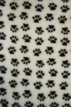 Hundematte Pet Isofloor SX - rutschfest - Pfotendesign braun-beige - div. Größen