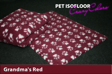 Hundematte Pet Isofloor SX - rutschfest - red - div. Größen