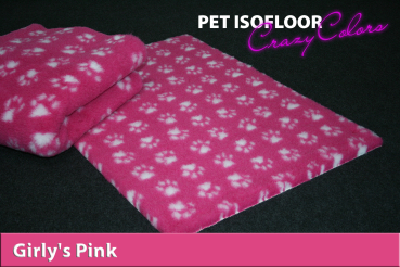 Hundematte Pet Isofloor SX - rutschfest - pink - div. Größen