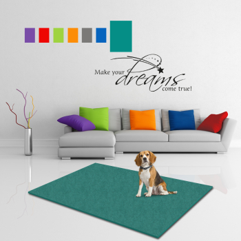 Hundematte Pet Isofloor SX Stars - rutschfest - petrol - div. Größen