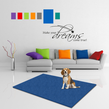 Hundematte Pet Isofloor SX Stars - rutschfest - navyblue - div. Größen