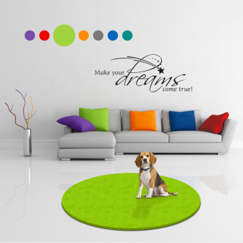 Hundematte Pet Isofloor SX - rutschfest - Rund - 100 cm - Limette