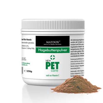 PetCare Hagebutten Pulver für Hunde - 250g
