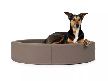 London Kunstleder Premium Hundebett - div. Farben + Größen