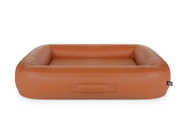 Loui Kunstleder-Premium Hundebett - div. Farben + Größen