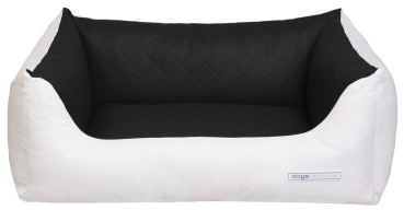 Dogsfavorite orthopädisches Hundebett Paris BiColor - gestepptes Kunstleder - div. Größen und Farben