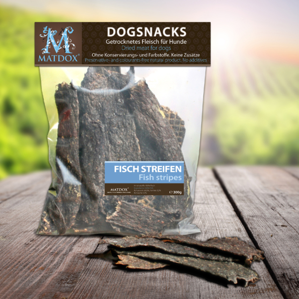 300 Gramm BIG-PACK BIG-PACK Fisch Streifen - Hundesnacks