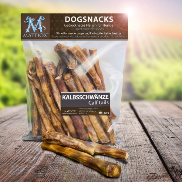 300 Gramm BIG-PACK Kalbsschwänze - Hundesnacks
