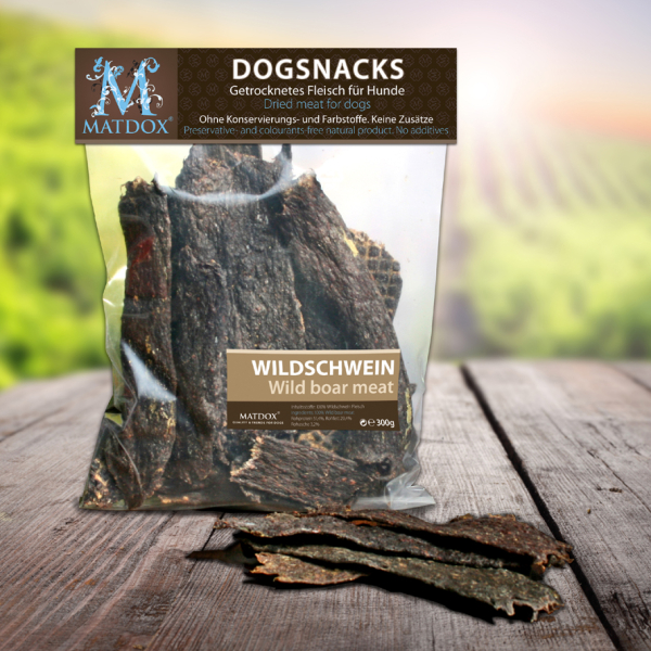 300 Gramm BIG-PACK Wildschwein - Hundesnacks