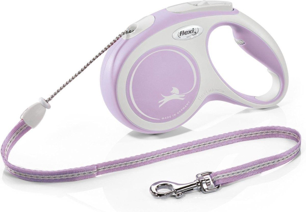 Comfort Hundeleine - 3 Meter - bis 8 kg - rosa
