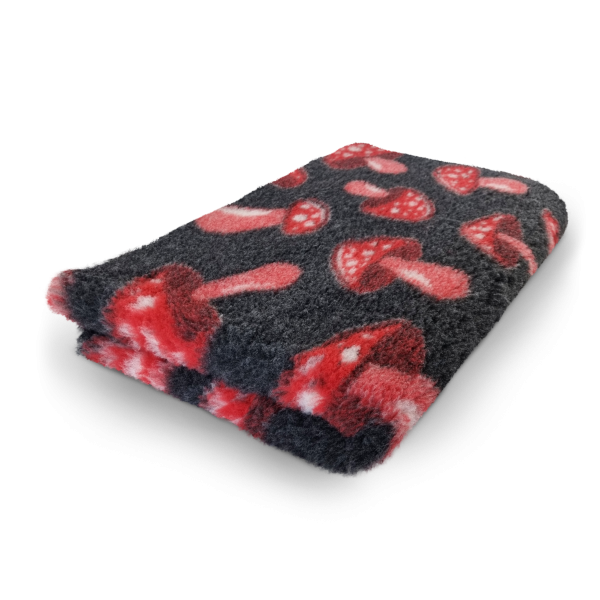 Vet Bed - Hundedecke - 3farbig - hypoallergen - antirutsch - Mushroom - div. Größenels schwarz-türkis-weiß - div. Größen