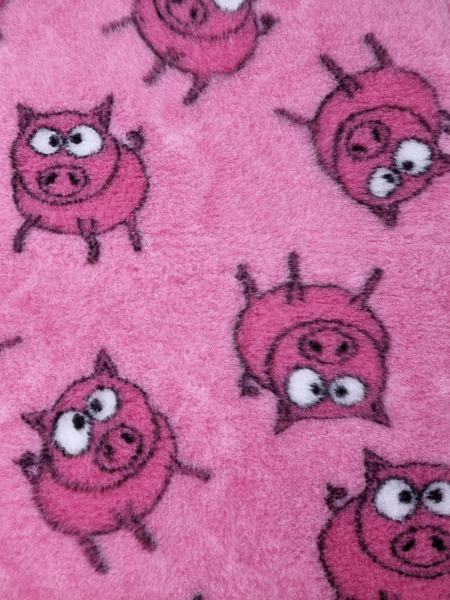 Vet Bed - Hundedecke - 3farbig - hypoallergen - antirutsch - animals rosa - div. Größen