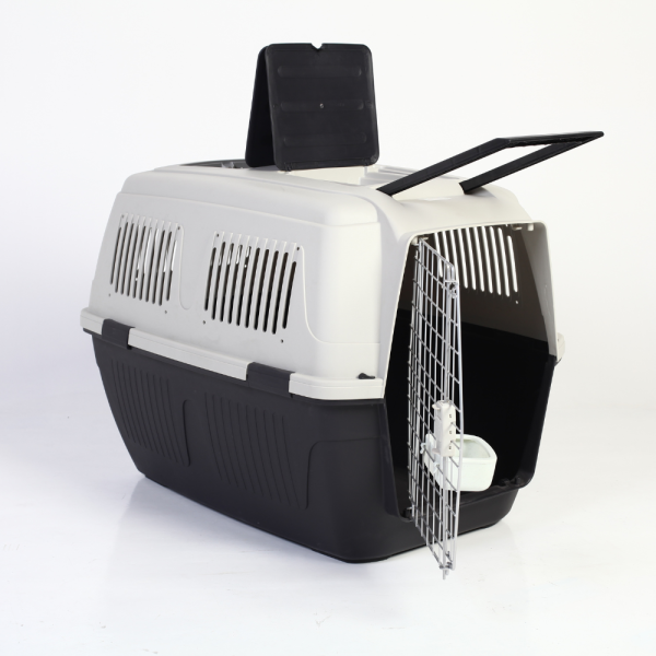 DeLux Hunde Transportbox - Hunde Reisebox - 71x53x58 cm