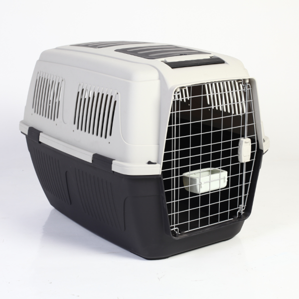 DeLux Hunde Transportbox - Hunde Reisebox - 71x53x58 cm