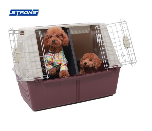 Hunde Transportbox - Hunde Reisebox - 82x51x67 cm