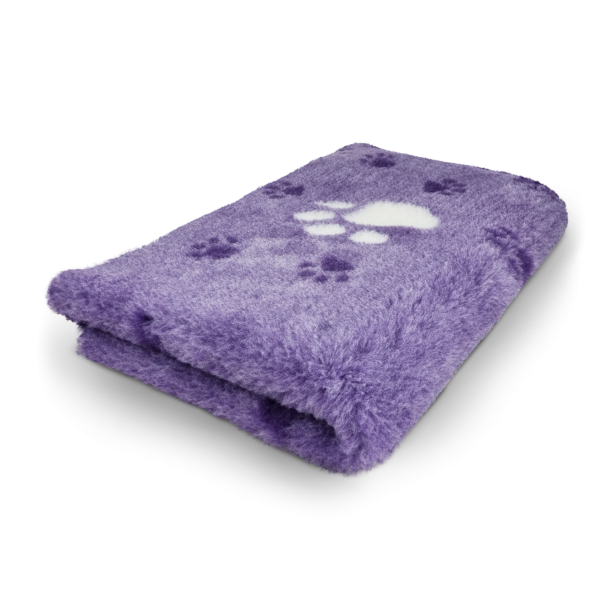 Vet Bed - Hundedecke - 3farbig - hypoallergen - antirutsch - lila-weiß - div. Größen